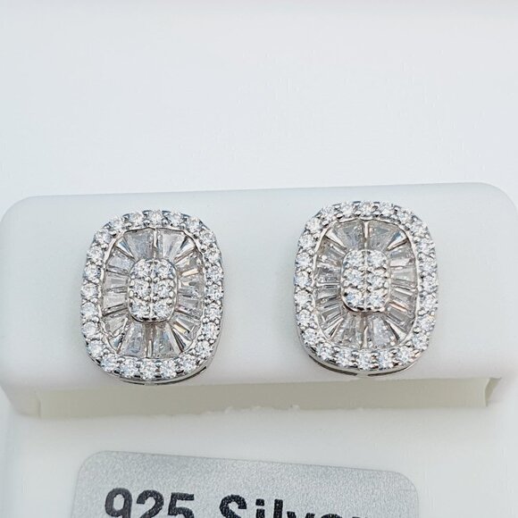 - "925 Sterling Silver Cubic Zirconia Earrings, U19254836 - Picture 11 of 11
